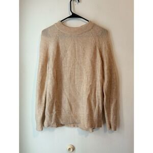 H&M Mohair Wool‎ Blend Sweater Lightweight Pink Size Small